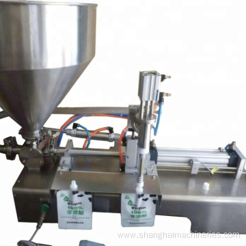 Semi Automatic Paste Jam Liquid filling machine